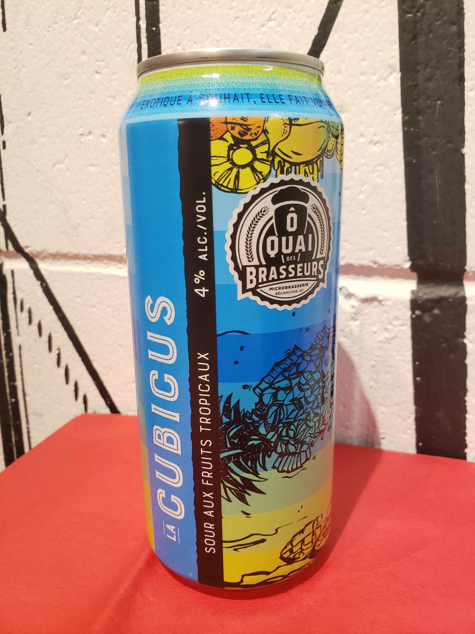 O Quai des Brasseurs - La Cubicus - Sour aux Fruits Tropicaux 4